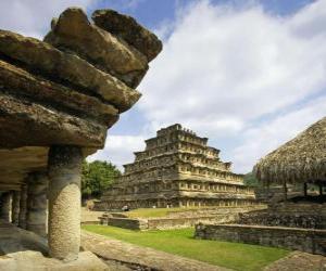 yapboz El Tajin olan bir arkeolojik sit, Veracruz, Meksika